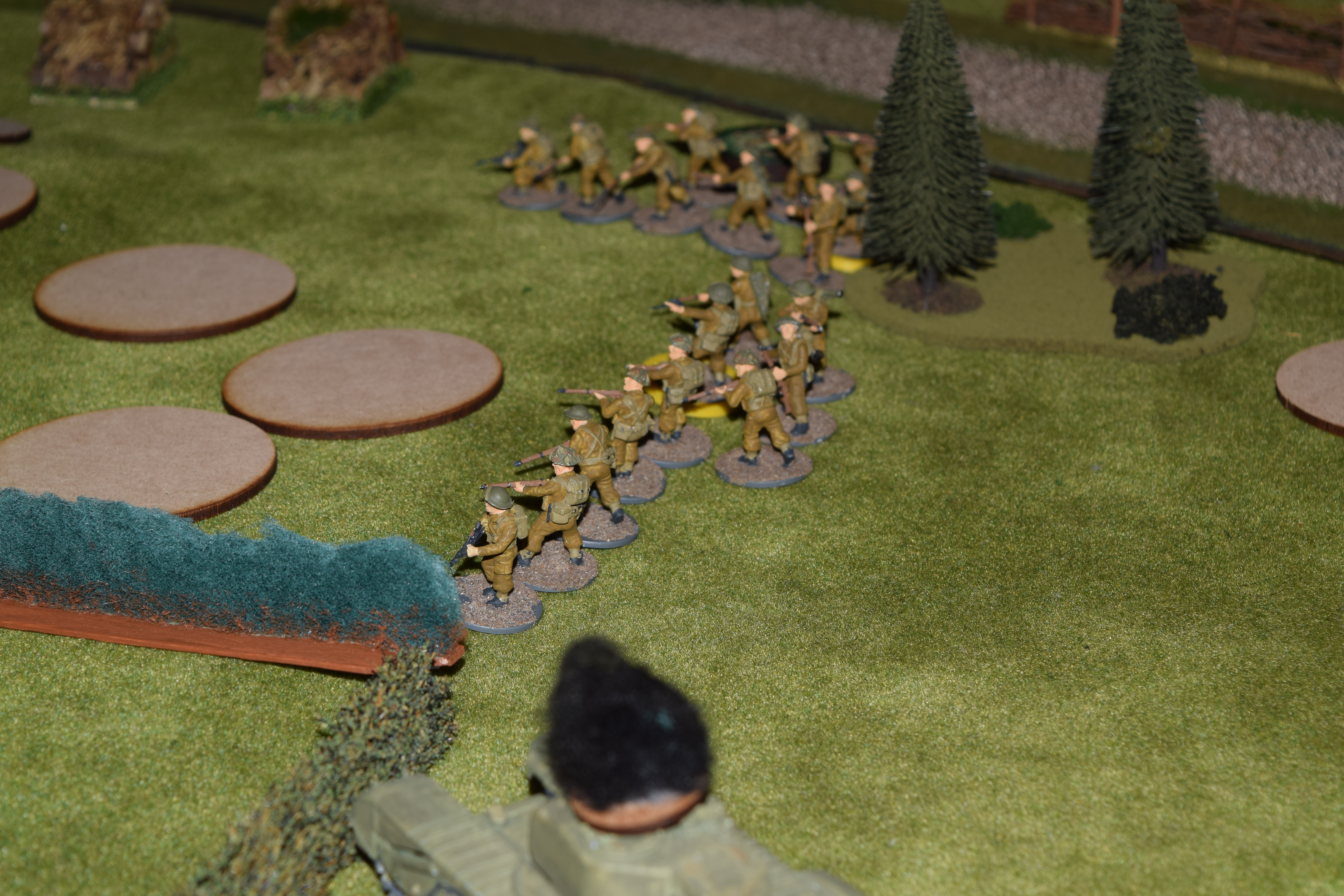 British Infantry Advance