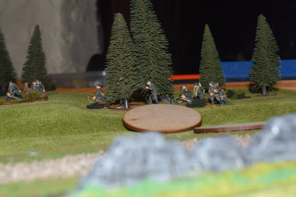 German Grenadiers on Left Flank