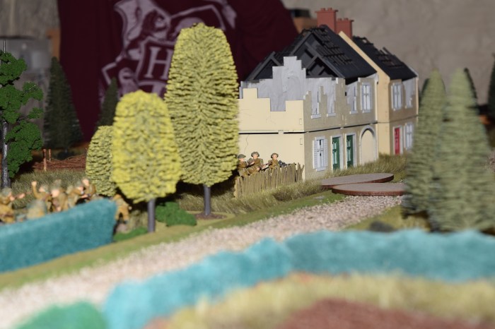 British Infantry advance