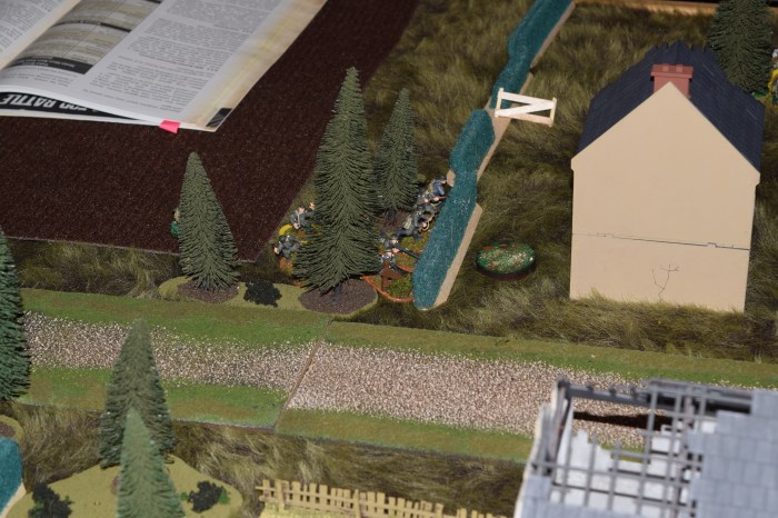 German Infantry advance - left flank