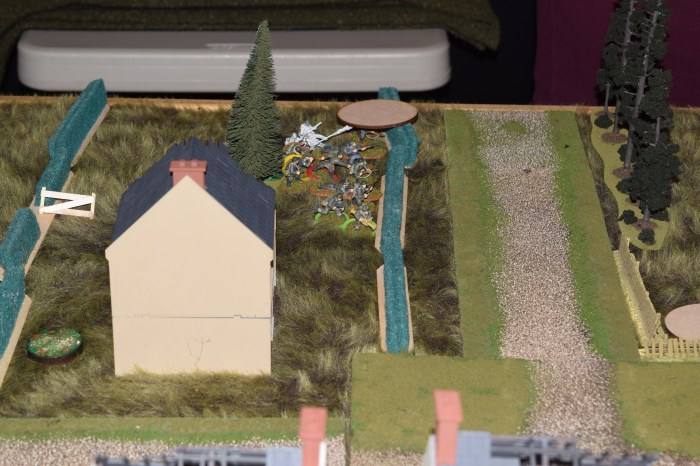 German Infantry advance - left flank