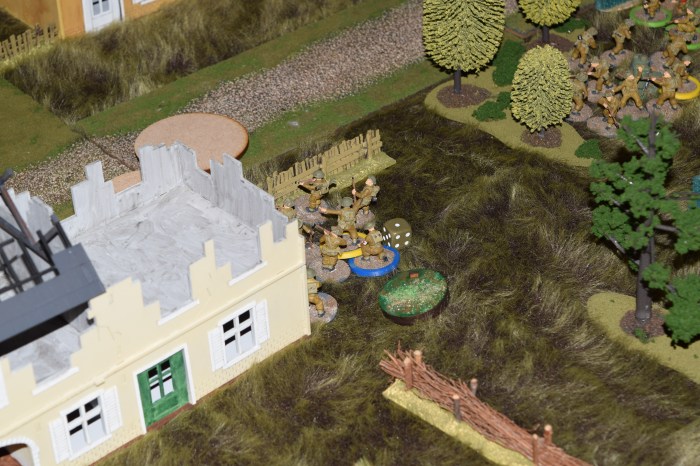 British infantry advance - centre