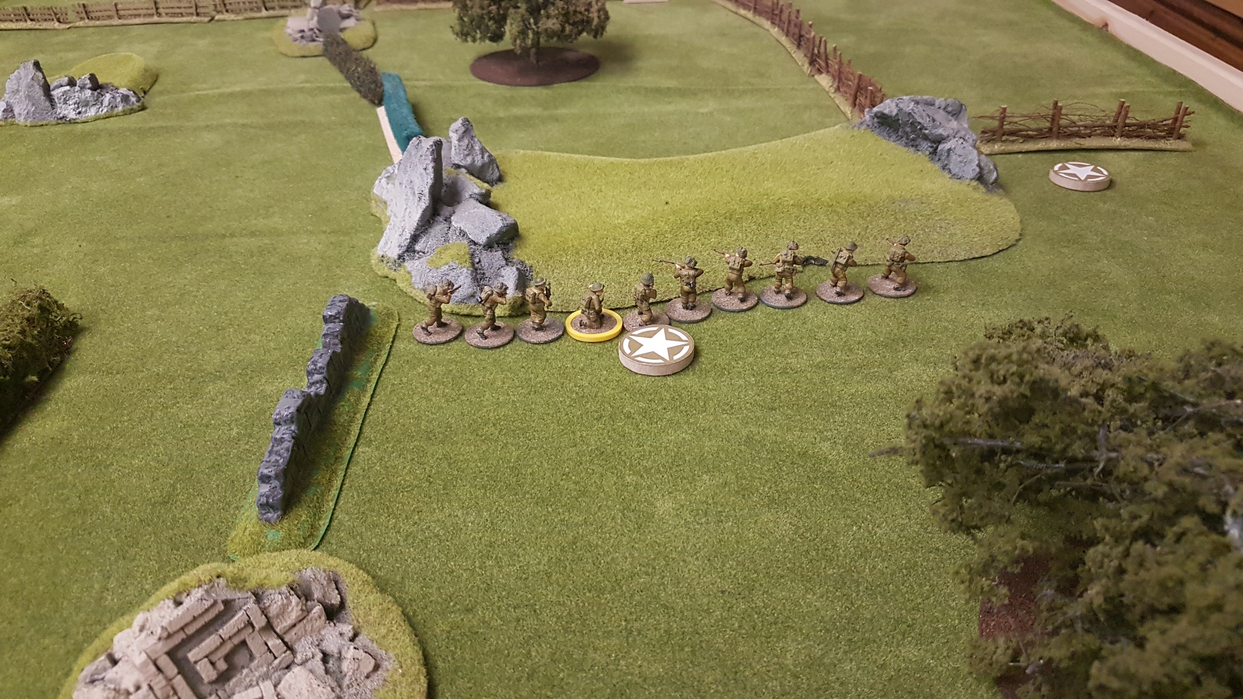 The British start to deploy.