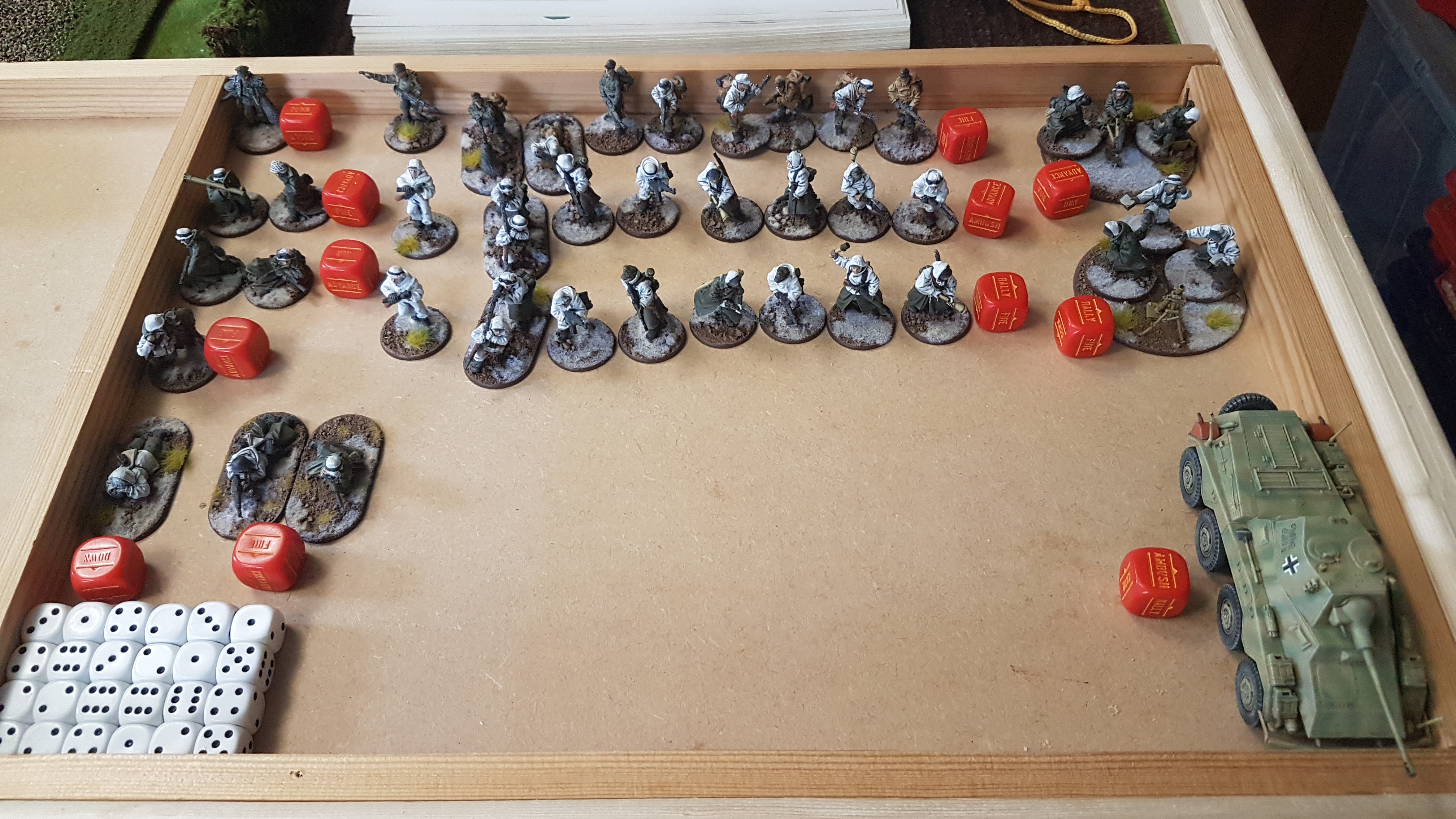 German Heer Platoon with supports.