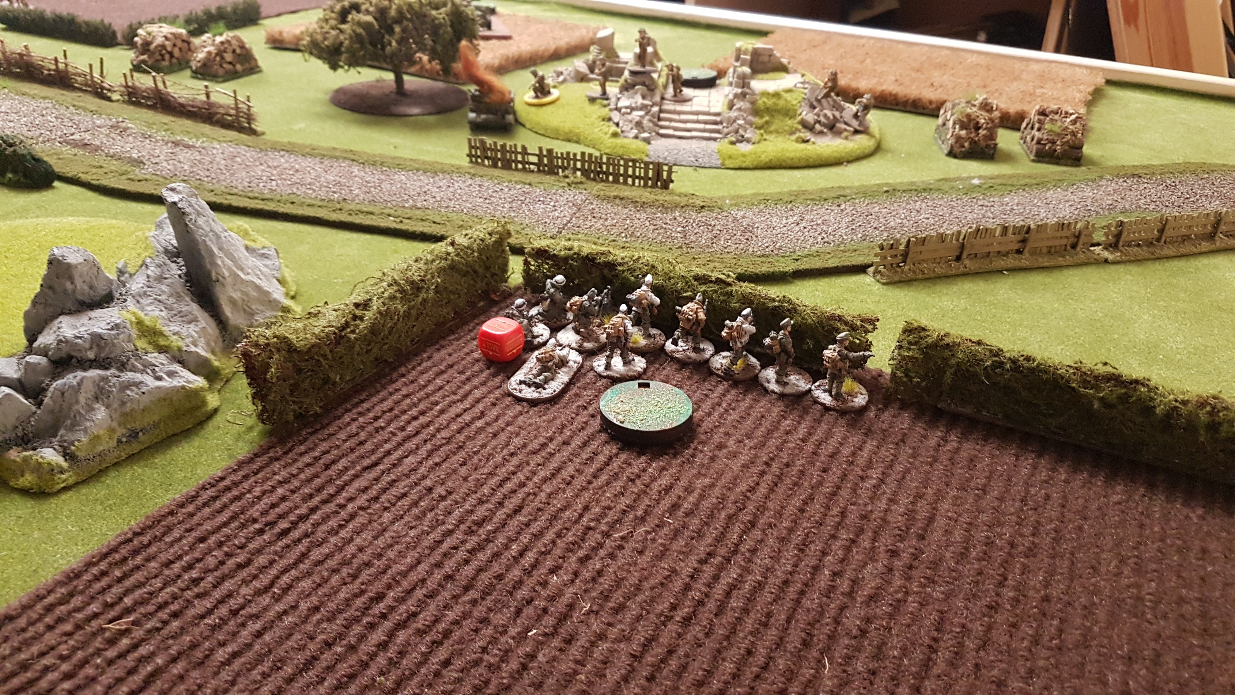Things look a little better on the right flank as the Brits take more casualties.