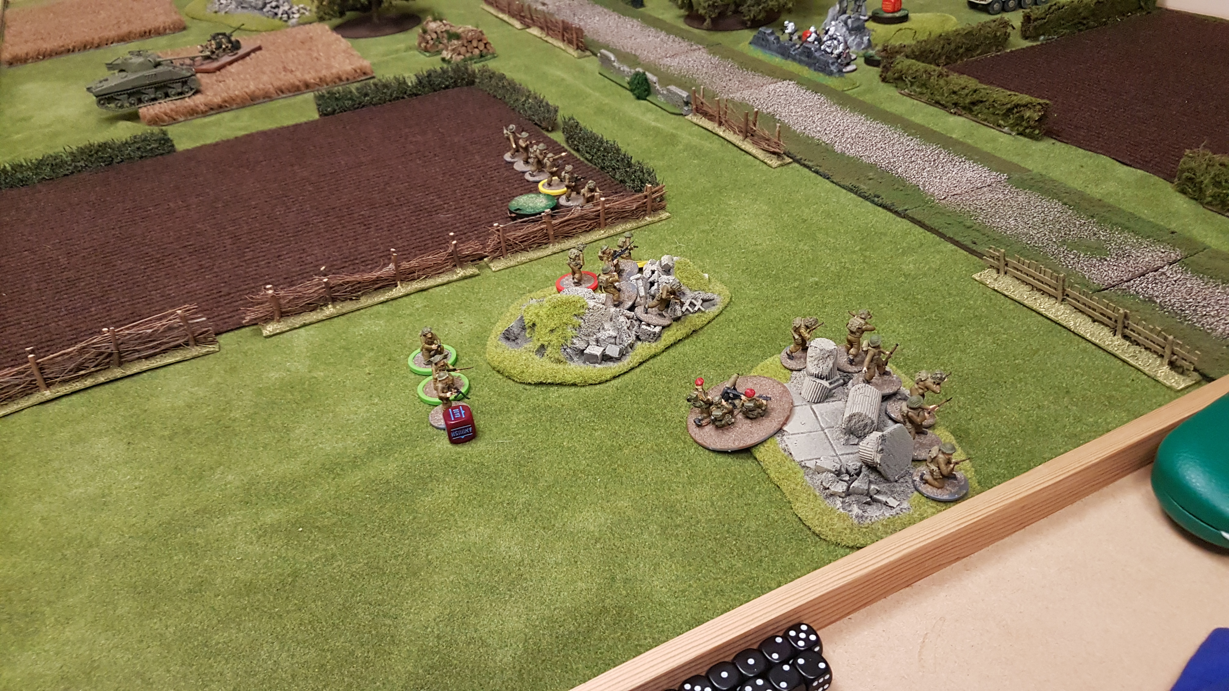 The British Light Mortar continues to provide support.