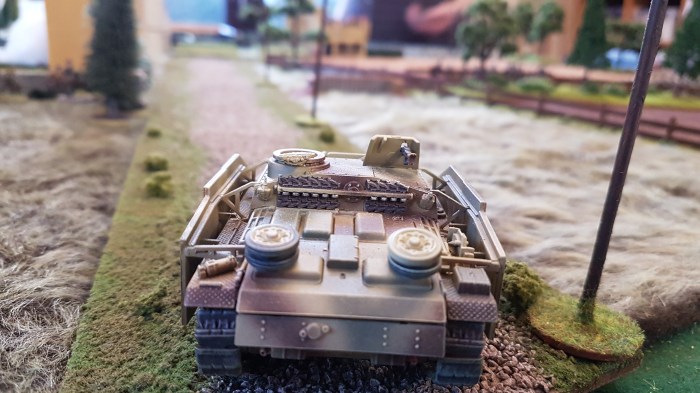 STuG III looking for targets.