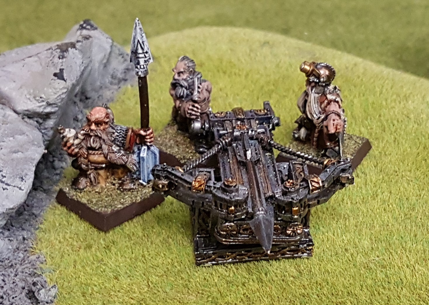 Mobile War-Machines provide additional fire support.