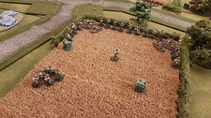 The Americans setup their defences